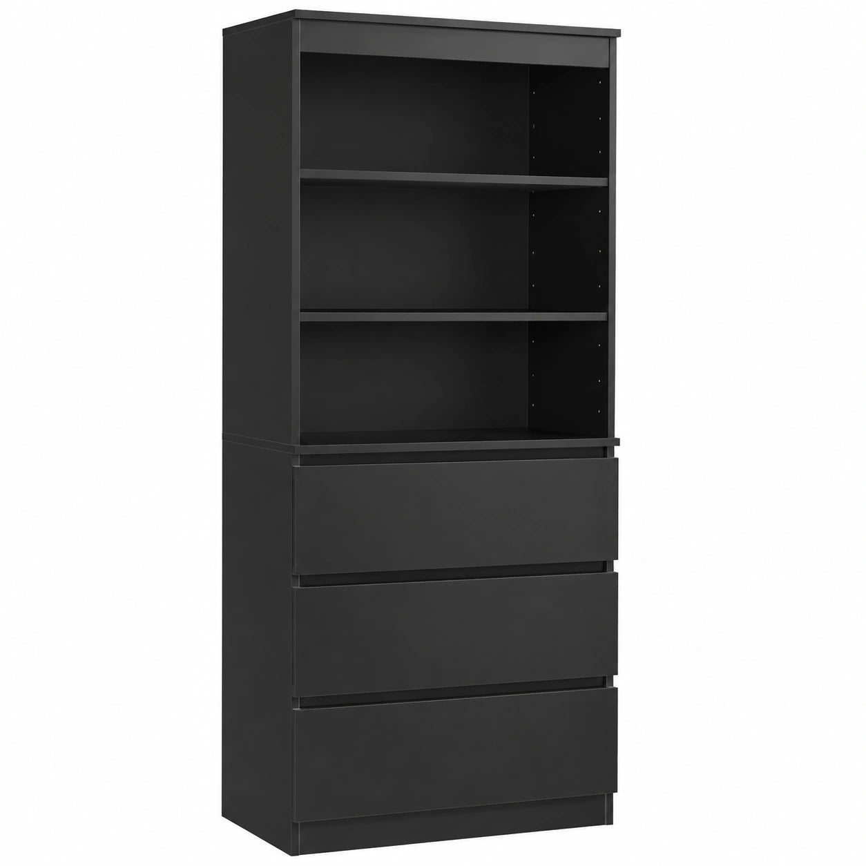 Bücherregal – 180 cm, mit Schubladen