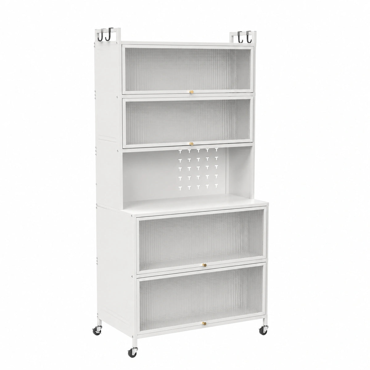 Küchenschrank – mit Rollen, für Esszimmer, Küche und Wohnzimmer
