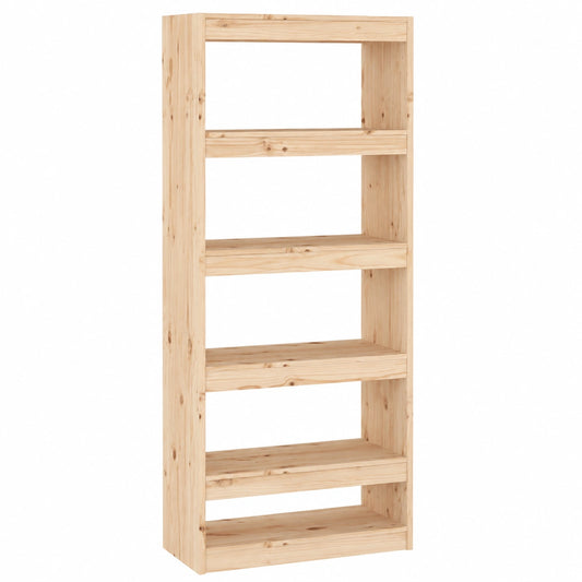 Bücherregal – 60 × 30 × 167,5 cm, aus Massivholz und Kiefernholz