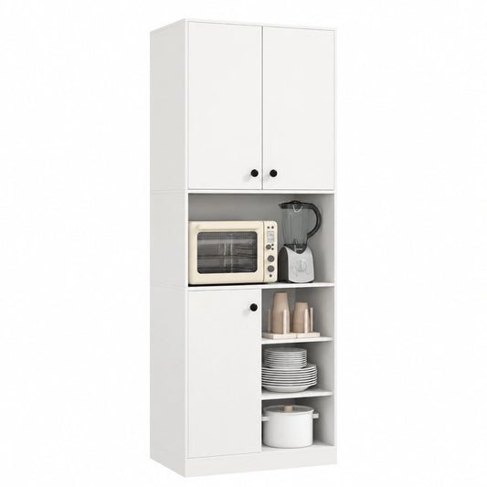 Küchenschrank – 166 cm, mit mehreren Türen, für Esszimmer, Küche und Wohnzimmer