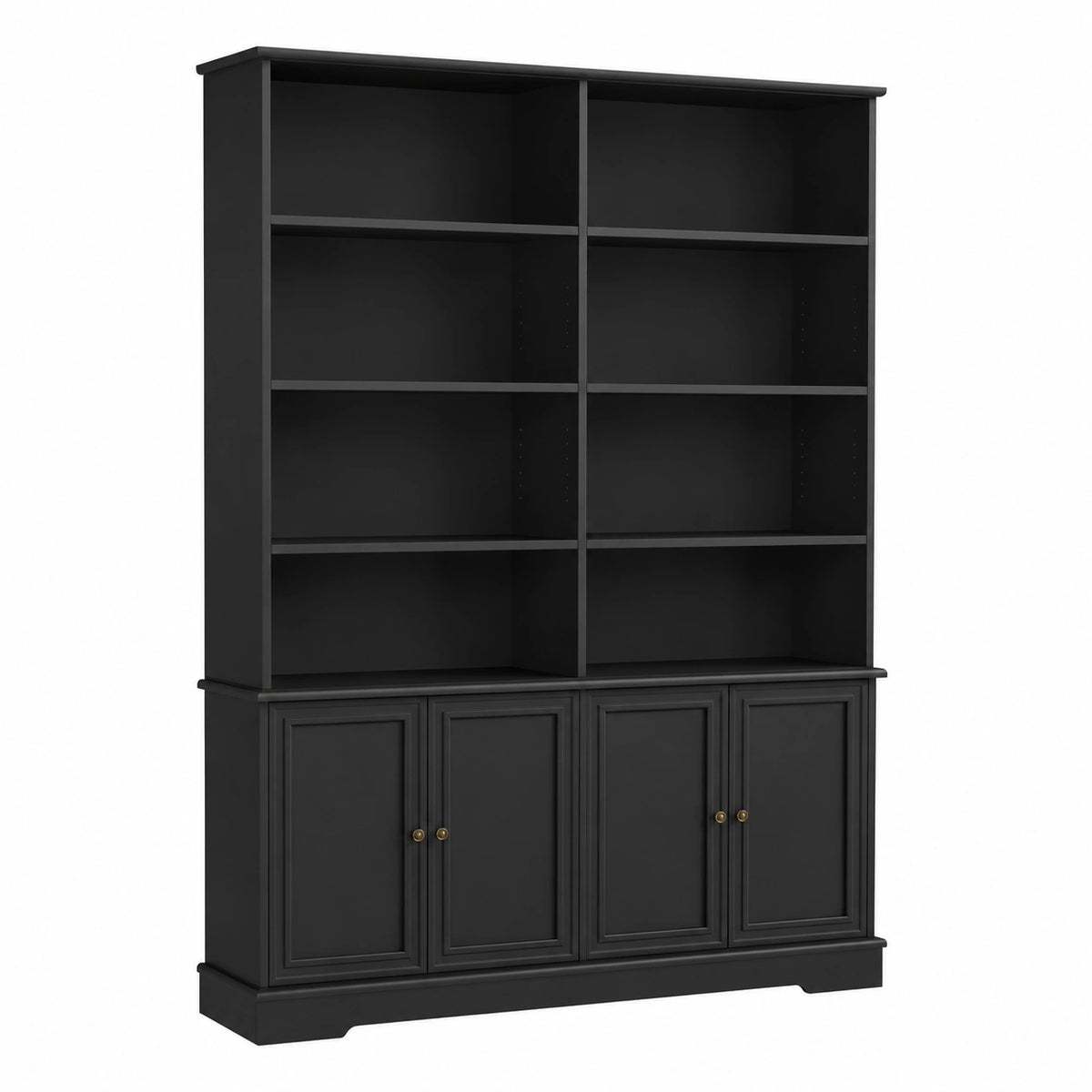 Bücherregal – 185 cm, Schwarz